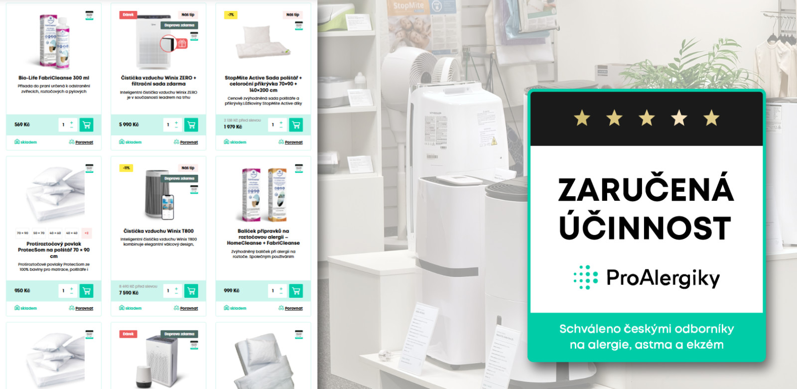 Značka Zaručená účinnost ProAlergiky