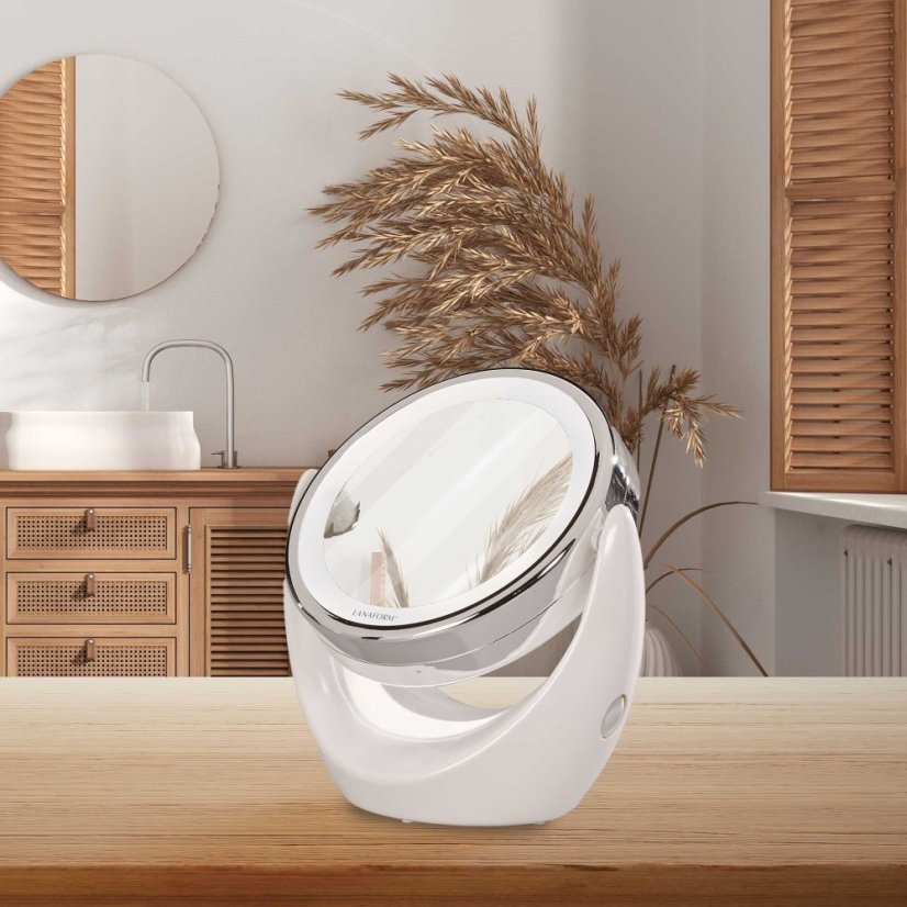 Kosmetické zrcátko Lanaform LED Mirror