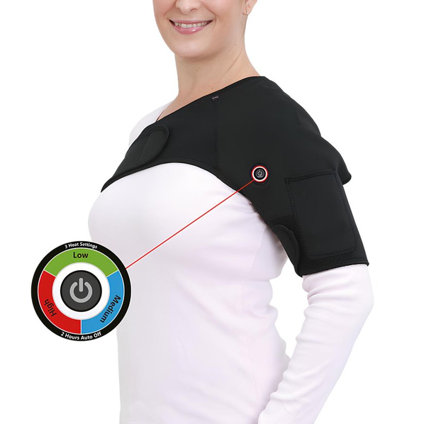 Nahřívací bandáž na levé rameno Stylies Comfort & Care