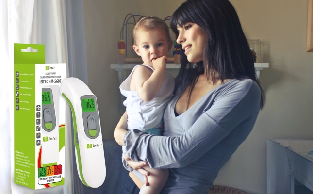 Bezkontaktní teploměr Intec HM-568C