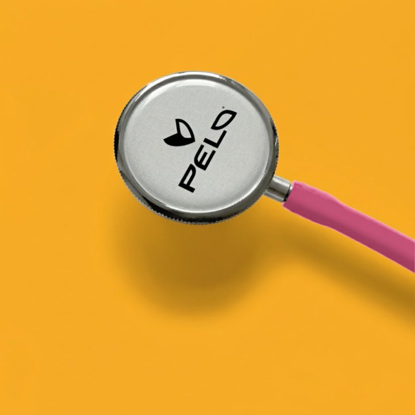 Dvouhlavý stetoskop PELO F30 Duo růžový