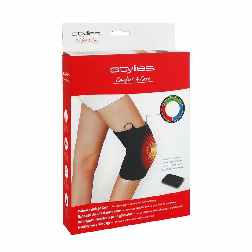 Nahřívací bandáž na koleno Stylies Comfort & Care