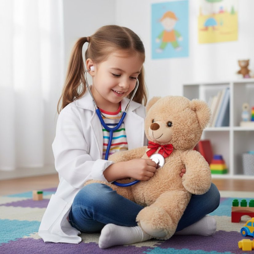 Dvouhlavý stetoskop PELO F30 Duo modrý