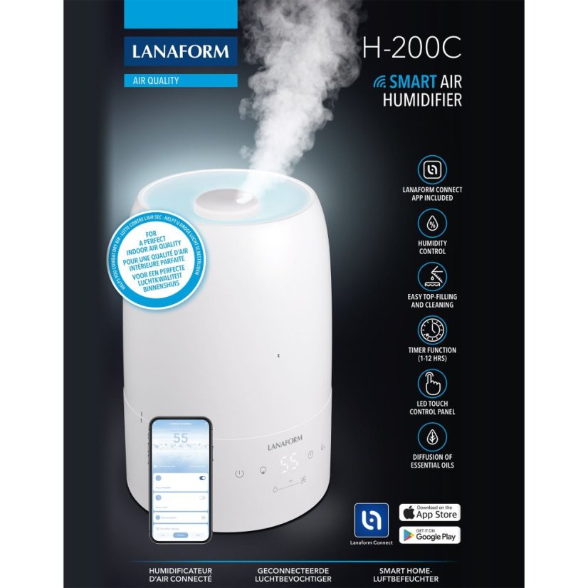 Zvlhčovač vzduchu Lanaform H-200C
