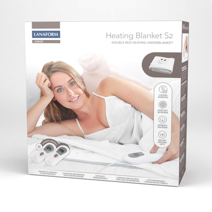 Vyhřívaná deka pro 2 osoby Lanaform Heating Blanket S2