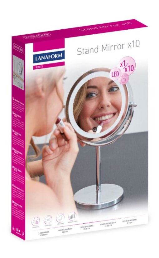 Kosmetické zrcátko Lanaform Stand Mirror