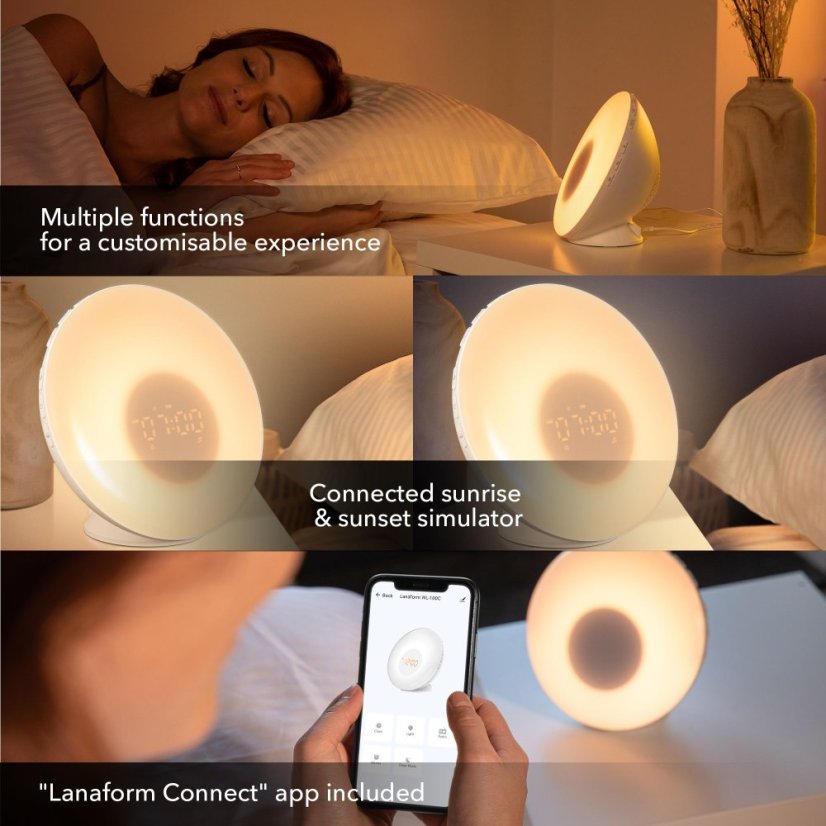 Simulátor východu a západu slunce Lanaform WL-100C