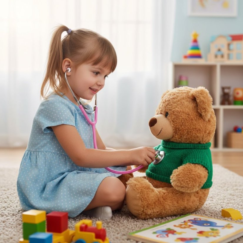 Dvouhlavý stetoskop PELO F30 Duo růžový