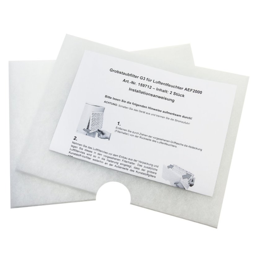 Prachový filtr G3 k odvlhčovači vzduchu Alfda AEF2000