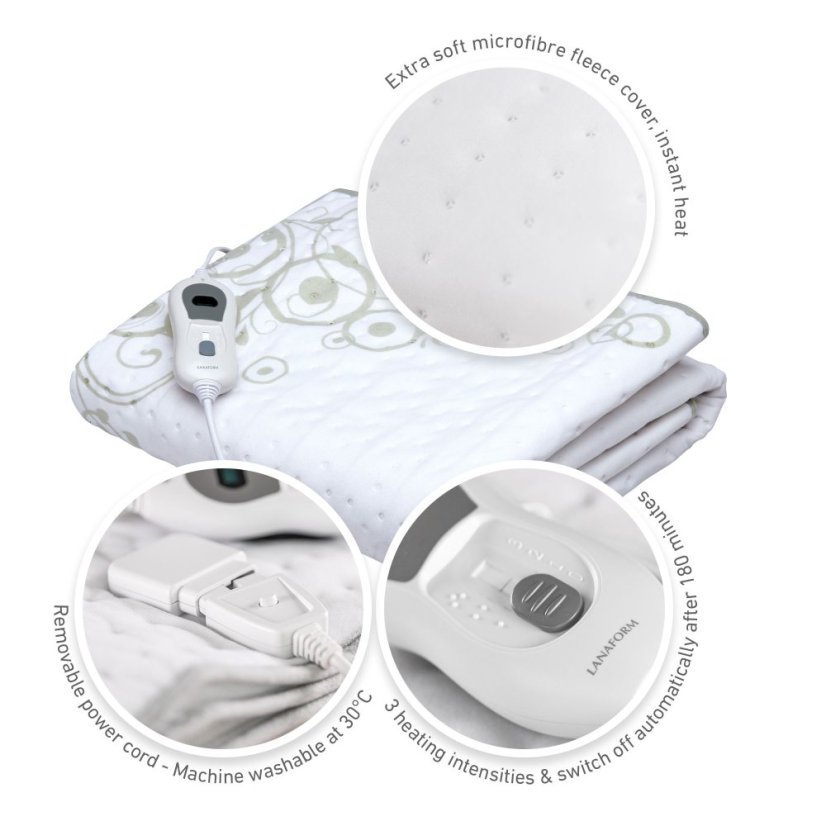 Vyhřívaná deka Lanaform Heating Blanket S1