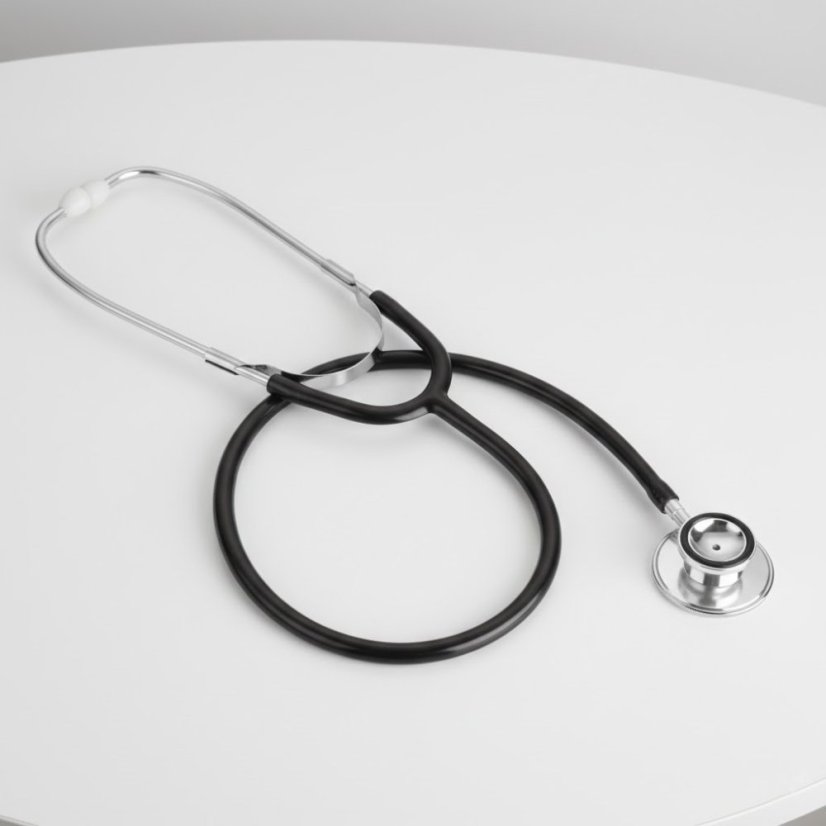 Dvouhlavý stetoskop PELO F30 Duo černý