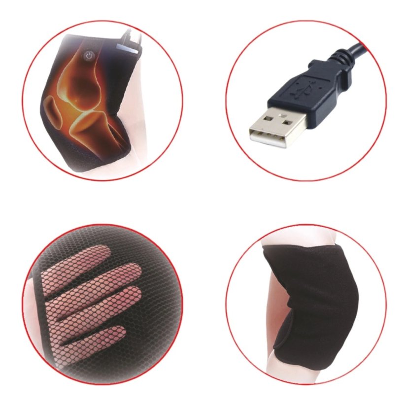 Nahřívací bandáž na koleno Stylies Comfort & Care