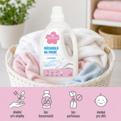 DermaProtec Pure Máchadlo na praní pro citlivou pokožku 1,5 l