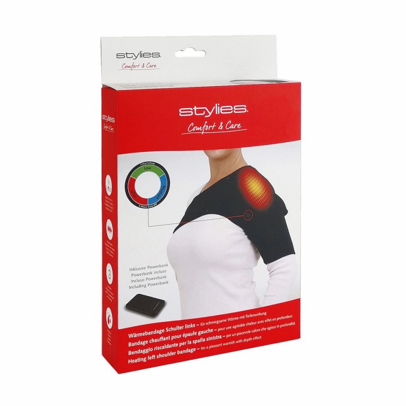 Nahřívací bandáž na levé rameno Stylies Comfort & Care