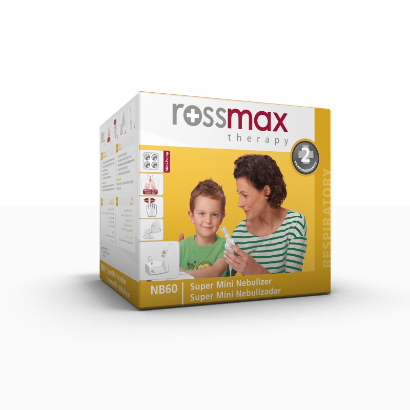 Mini kompresorový inhalátor Rossmax NB60