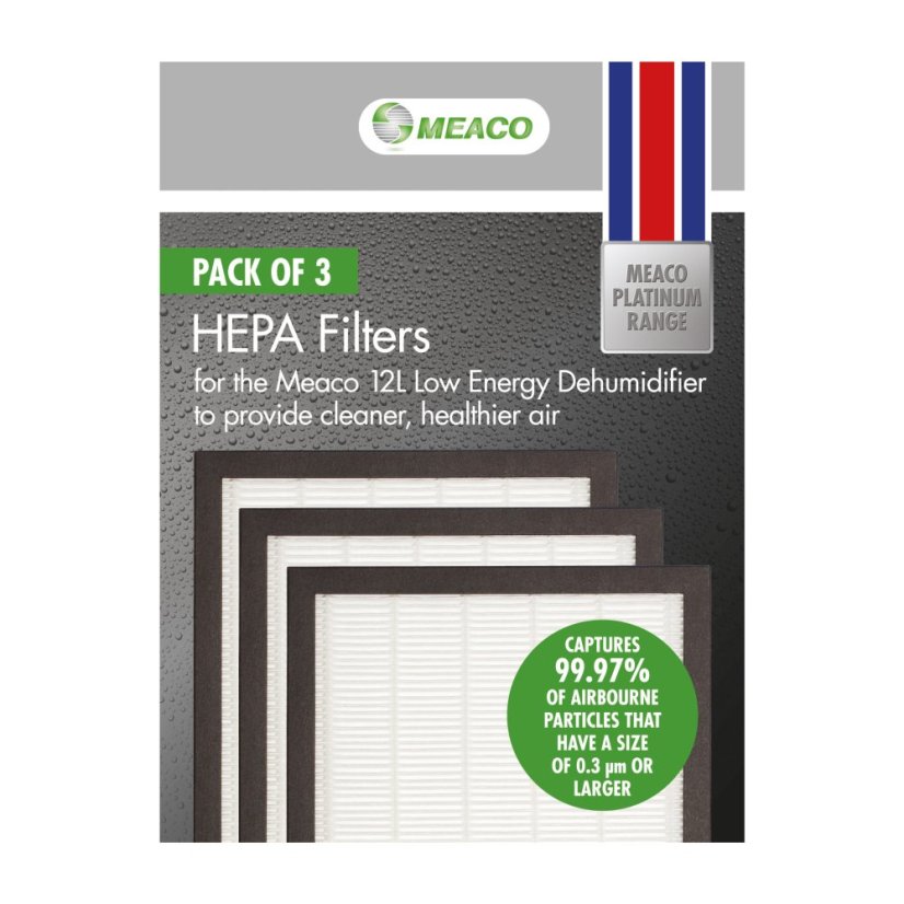 HEPA filter for Meaco 12L Low Energy dehumidifier