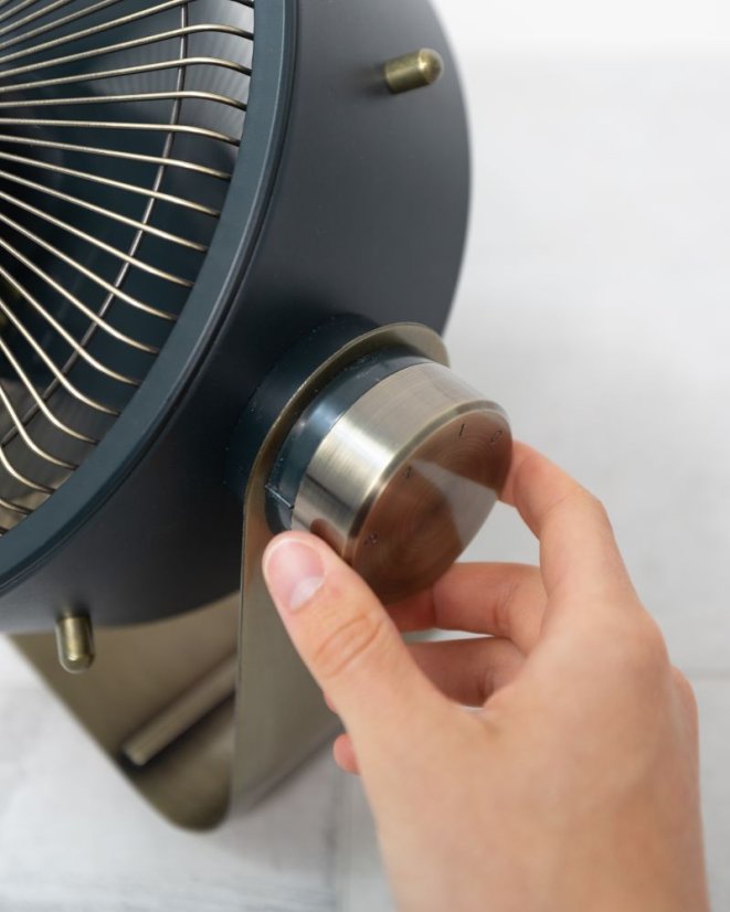 Nerezový podlahový ventilátor Stylies Castor