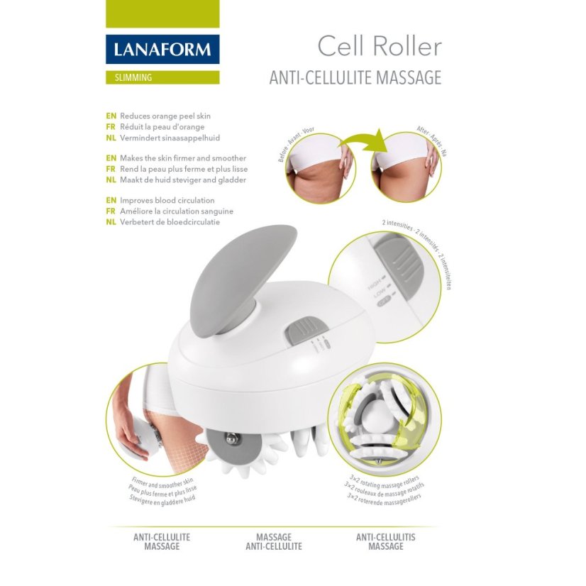 Masážní přístroj Lanaform Cell Roller
