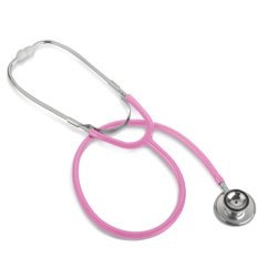 Dvouhlavý stetoskop PELO F30 Duo růžový