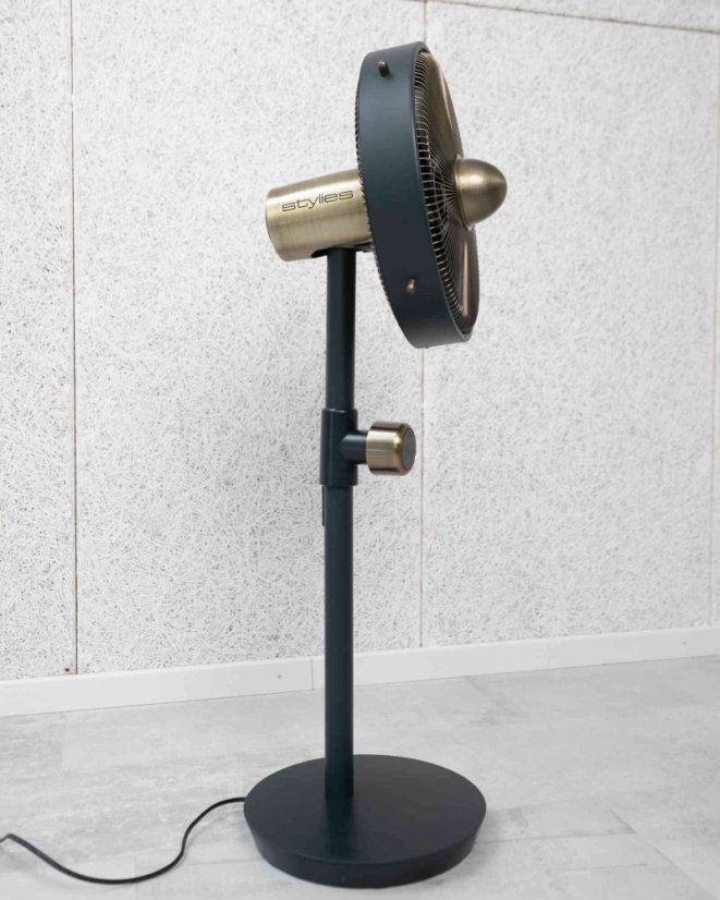 Nerezový stojanový ventilátor Stylies Uranus