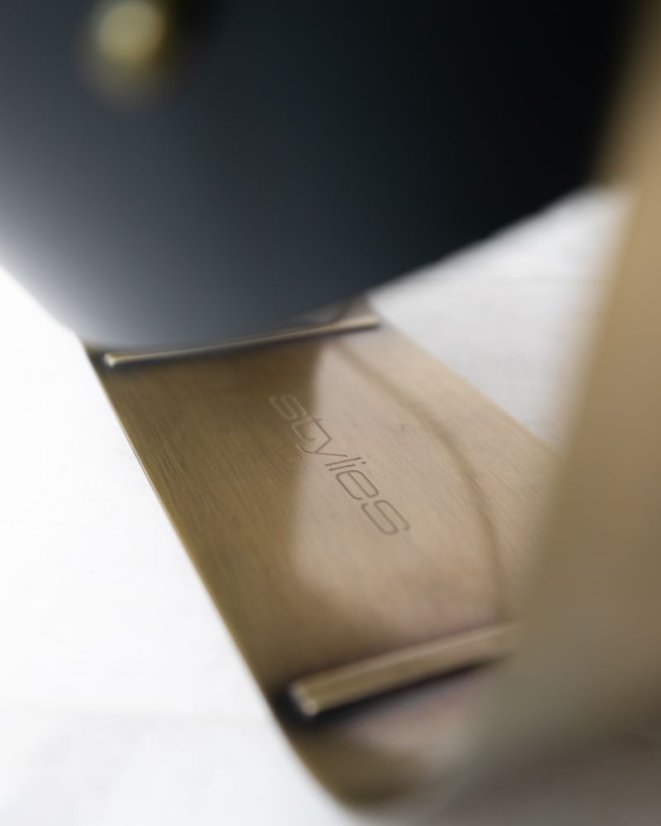 Nerezový podlahový ventilátor Stylies Castor