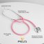 Dvouhlavý stetoskop PELO F30 Duo růžový
