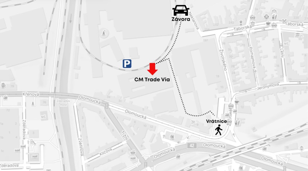 Plánek areálu Amulle