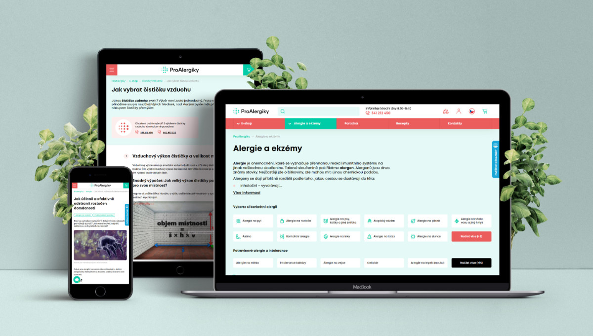 Vše o alergiích na jednom místě