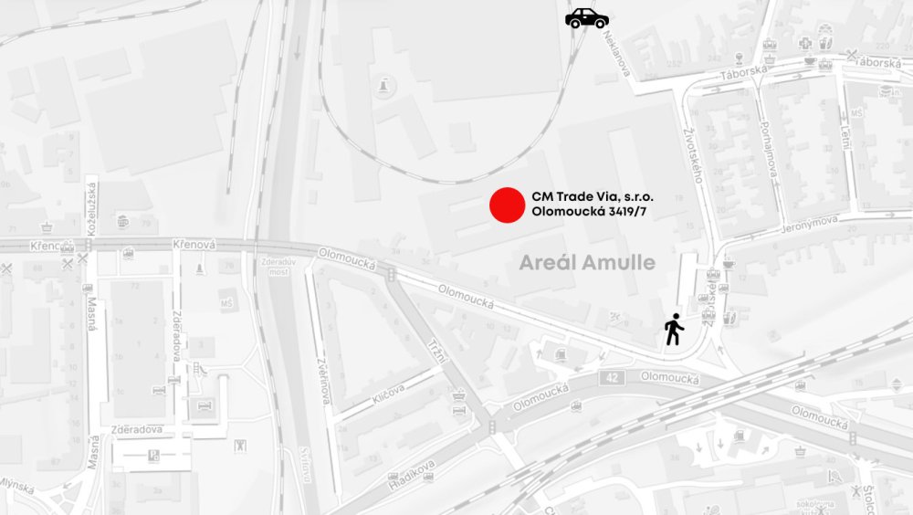 Plánek areálu Amulle